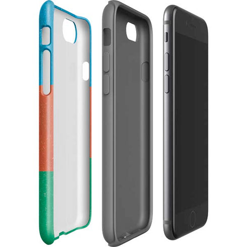 Azerbaijan Flag Distressed iPhone SE (2nd & 3rd Gen) Pro Case