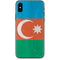 Azerbaijan Flag Distressed iPhone X Skin