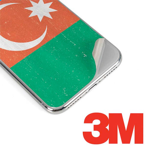 Azerbaijan Flag Distressed iPhone XR Skin