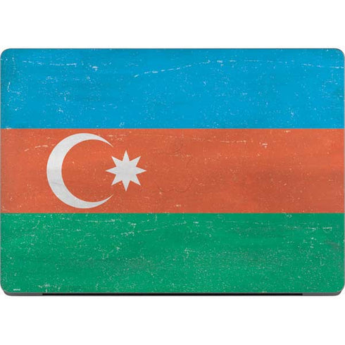 Azerbaijan Flag Distressed MacBook Pro 14in (2021-24) Skin