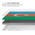 Azerbaijan Flag Distressed MacBook Pro 16in (2021-25) Case plus Skin