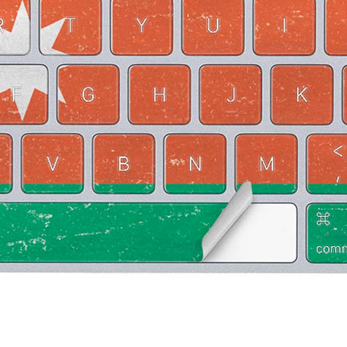 Azerbaijan Flag Distressed Magic Keyboard Skin