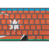 Azerbaijan Flag Distressed Magic Keyboard with Numeric Keypad Skin