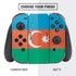 Azerbaijan Flag Distressed Nintendo Switch Bundle Skin