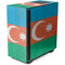 Azerbaijan Flag Distressed NZXT H510 Compact ATX Mid-Tower Case Skin