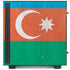 Azerbaijan Flag Distressed NZXT H510 Compact ATX Mid-Tower Case Skin