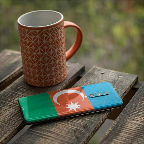 Azerbaijan Flag Distressed OnePlus 7 Pro Skin