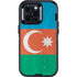 Azerbaijan Flag Distressed Otterbox Defender iPhone Skin