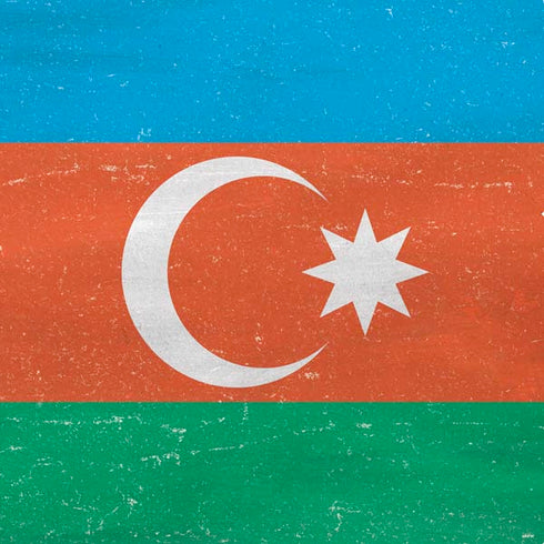 Azerbaijan Flag Distressed PS4 Console and Controller Bundle Skin