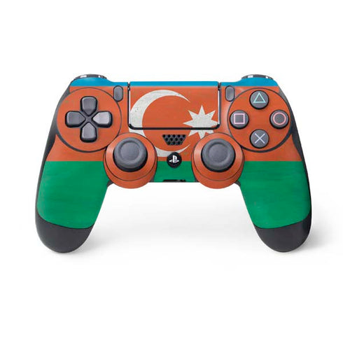 Azerbaijan Flag Distressed PS4 Controller Skin