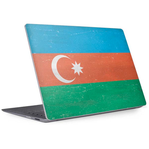 Azerbaijan Flag Distressed Surface Laptop 2 Skin