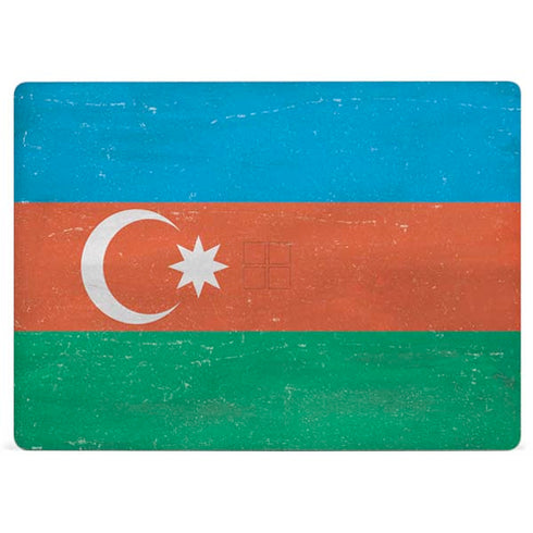 Azerbaijan Flag Distressed Surface Laptop 2 Skin