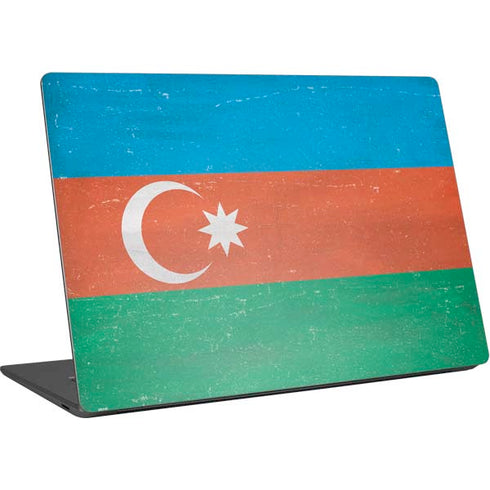 Azerbaijan Flag Distressed Surface Laptop 4 15in Skin