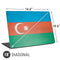 Azerbaijan Flag Distressed Universal Laptop 18in (14.6 x 10.6in) Skin