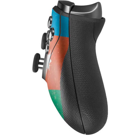 Azerbaijan Flag Distressed Xbox Elite Wireless Controller Series 2 Skin