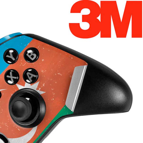 Azerbaijan Flag Distressed Xbox One Elite Controller Skin