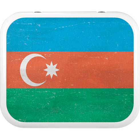 Azerbaijan Flag Distressed YETI Roadie 24 Hard Cooler Skin