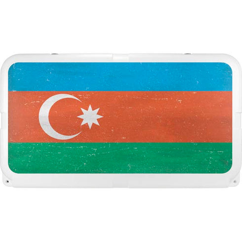 Azerbaijan Flag Distressed YETI Tundra 65 Hard Cooler Skin