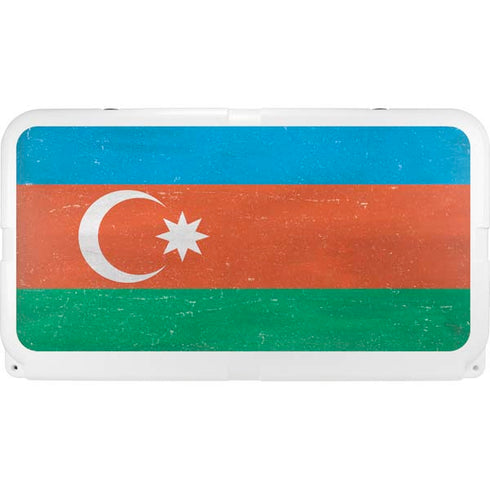 Azerbaijan Flag Distressed YETI Tundra 75 Hard Cooler Skin