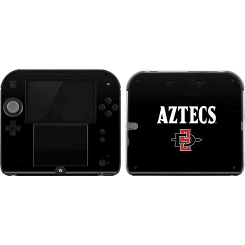 San Diego State University Aztecs Black Nintendo 2DS Skin