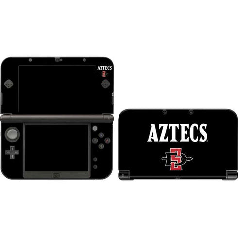 San Diego State University Aztecs Black 3DS XL 2015 Skin