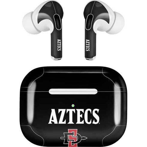 San Diego State University Aztecs Black Apple AirPods Pro Skin