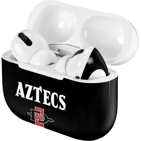San Diego State University Aztecs Black Apple AirPods Pro Skin
