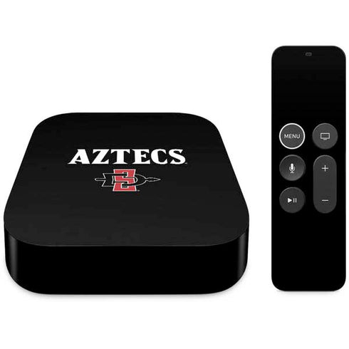 San Diego State University Aztecs Black Apple TV Skin