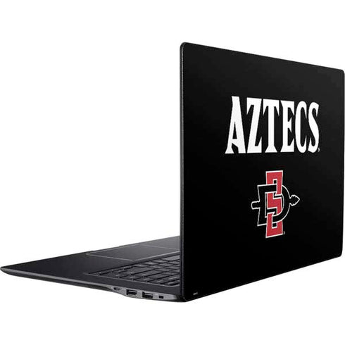 San Diego State University Aztecs Black Ativ Book 9 (15.6in 2014) Skin