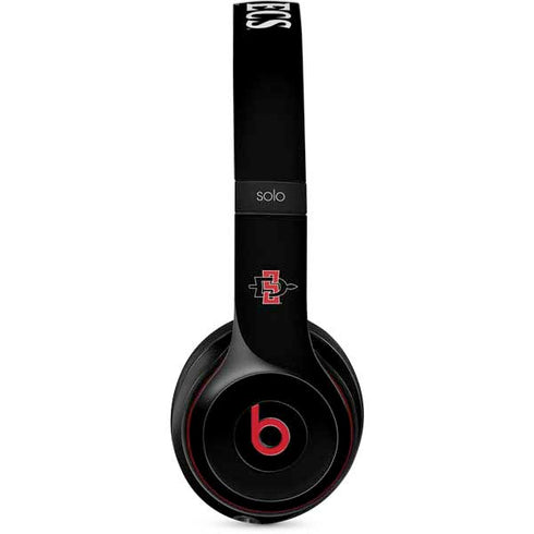 San Diego State University Aztecs Black Beats Solo 2 Wireless Skin