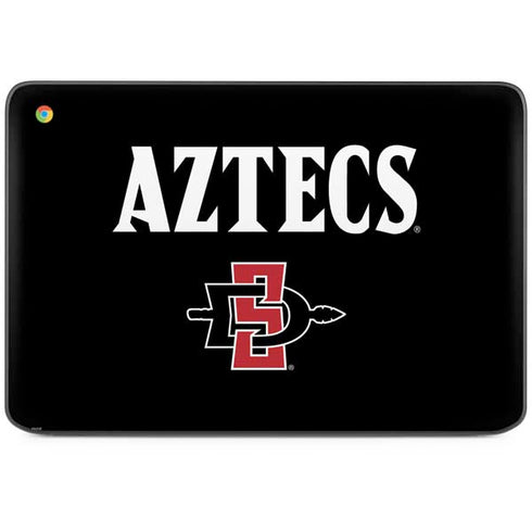 San Diego State University Aztecs Black HP Chromebook Skin