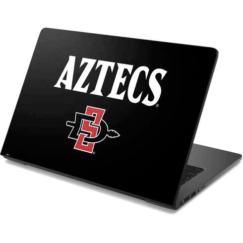 San Diego State University Aztecs Black Dell Chromebook Skin
