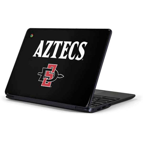 San Diego State University Aztecs Black Samsung Chromebook Skin