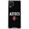 San Diego State University Aztecs Black Galaxy A12 Clear Case