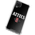 San Diego State University Aztecs Black Galaxy A12 Clear Case