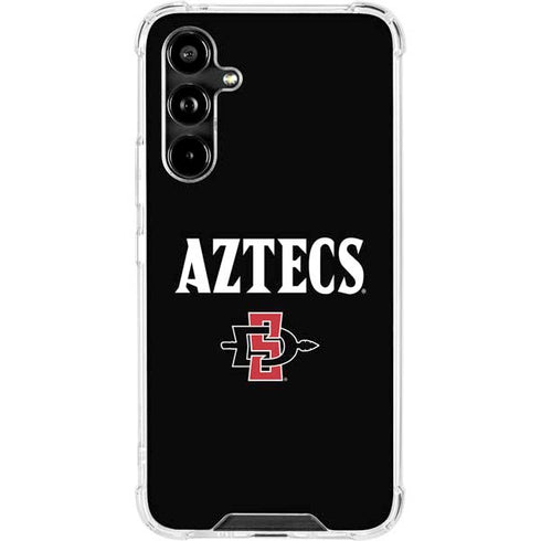 San Diego State University Aztecs Black Galaxy A54 5G Clear Case