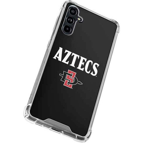 San Diego State University Aztecs Black Galaxy A54 5G Clear Case