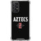San Diego State University Aztecs Black Galaxy A72 5G Clear Case