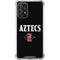 San Diego State University Aztecs Black Galaxy A72 5G Clear Case