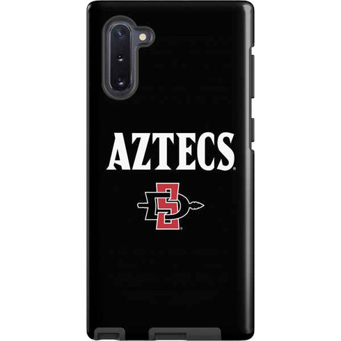 San Diego State University Aztecs Black Galaxy Note 10 Pro Case