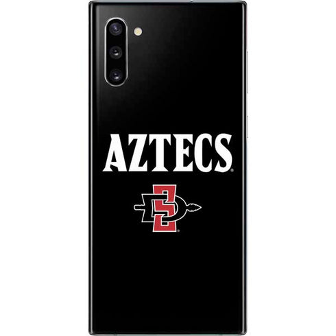 San Diego State University Aztecs Black Galaxy Note 10 Skin