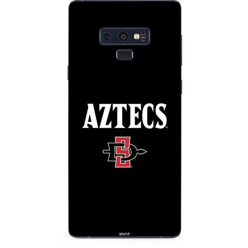 San Diego State University Aztecs Black Galaxy Note 9 Skin
