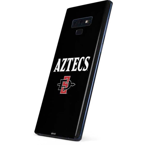 San Diego State University Aztecs Black Galaxy Note 9 Skin