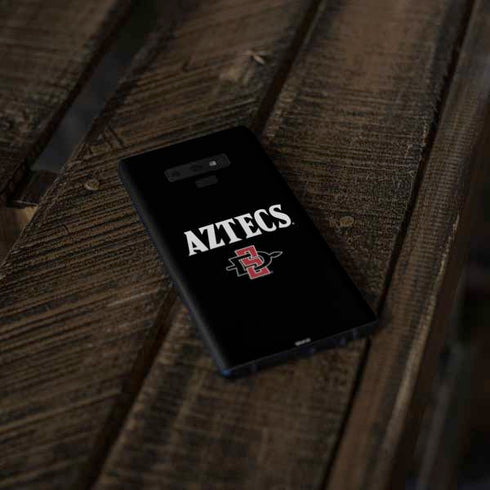 San Diego State University Aztecs Black Galaxy Note 9 Skin