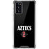San Diego State University Aztecs Black Galaxy Note20 5G Clear Case