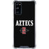 San Diego State University Aztecs Black Galaxy S20 FE Clear Case