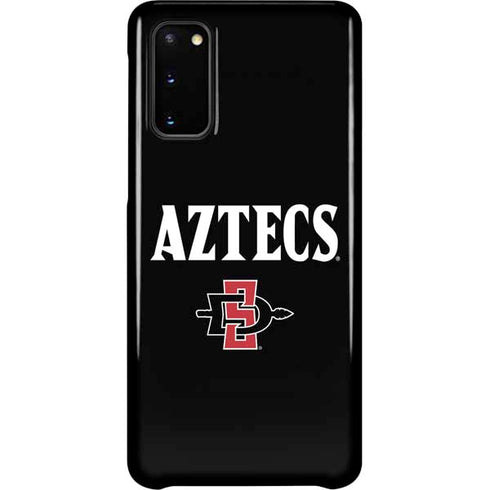 San Diego State University Aztecs Black Galaxy S20 Lite Case