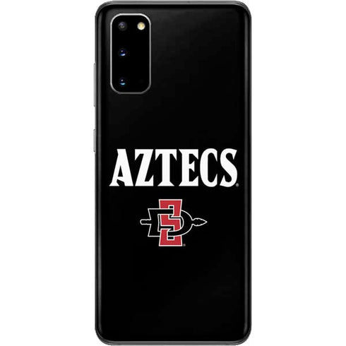 San Diego State University Aztecs Black Galaxy S20 Skin