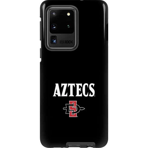 San Diego State University Aztecs Black Galaxy S20 Ultra 5G Pro Case