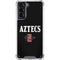 San Diego State University Aztecs Black Galaxy S21 5G Clear Case